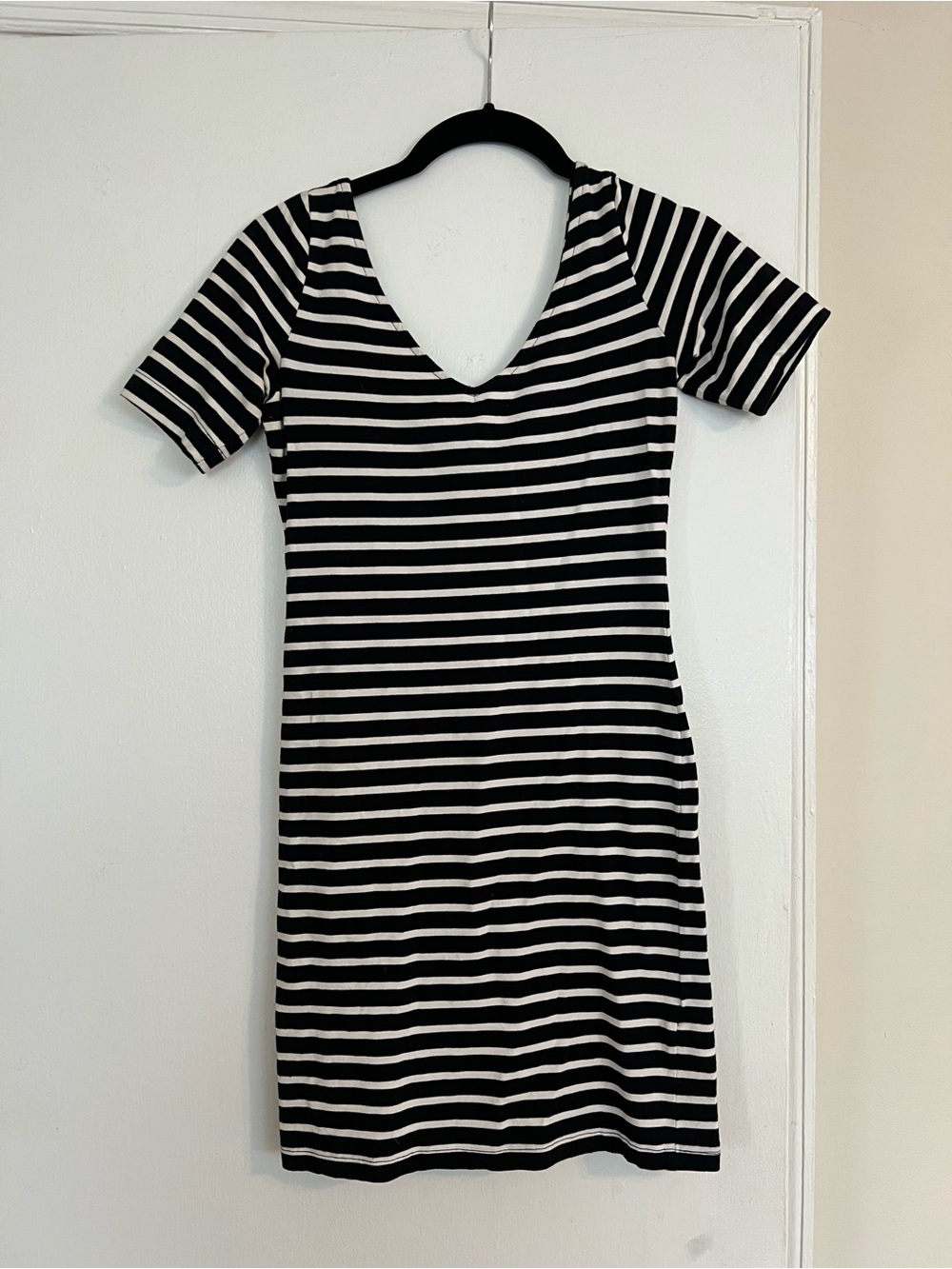 H&M Striped Bodycon Dress